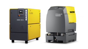Compresores de pistón libres de aceite como equipos completos de Kaeser Kompressoren.