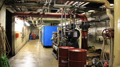 Estación antigua de aire comprimido de la ZF Friedrichshafen