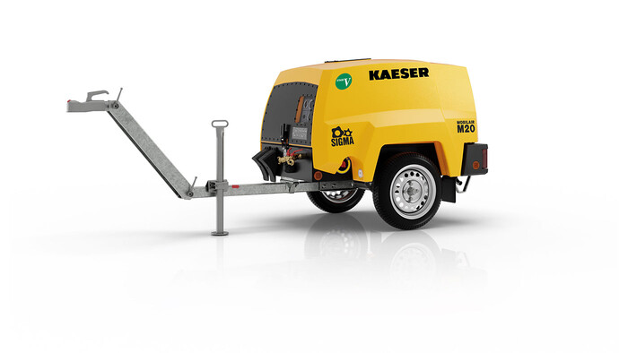 Compresor portátil para obras Mobilair 20 PE