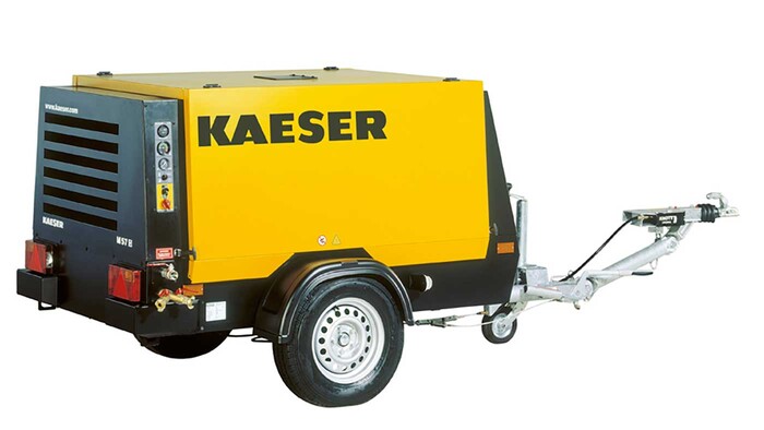 Compresor portátil para obras Mobilair 57