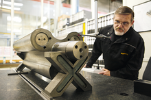 Comprobación de un lóbulo rotativo Omega en Gera