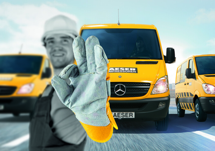 El KAESER AIR SERVICE mantiene su estación de compresores en un estado óptimo.