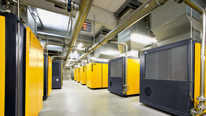 Técnica de medición para las condiciones de aspiración y ambientales en una estación de compresores.