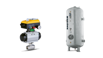 Almacenamiento y distribución del aire comprimido
