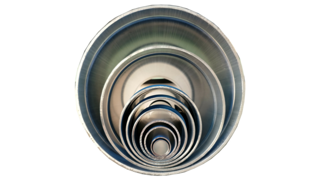 nested pipes, compressed air piping